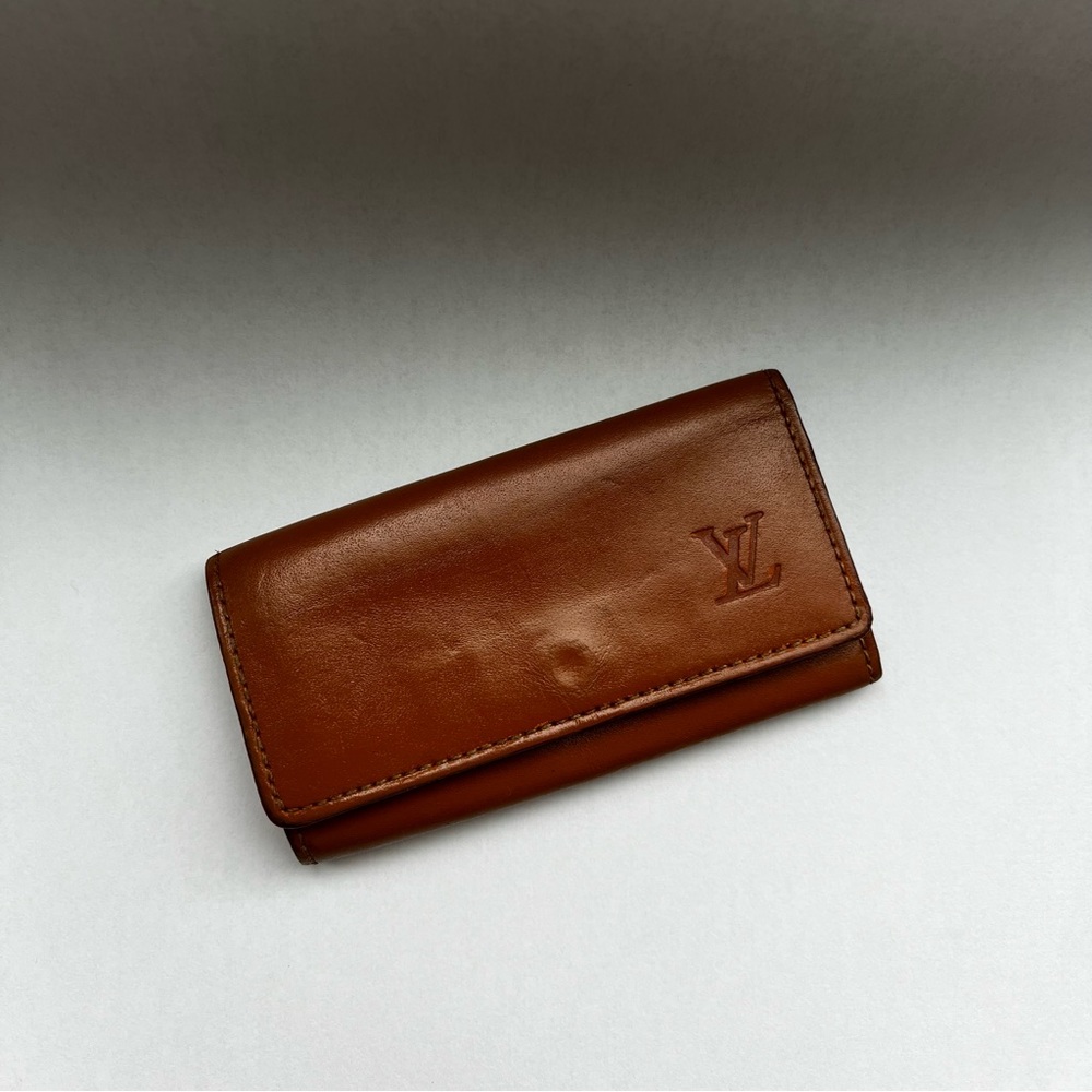 Louis Vuitton Leather Key Holder Pouch